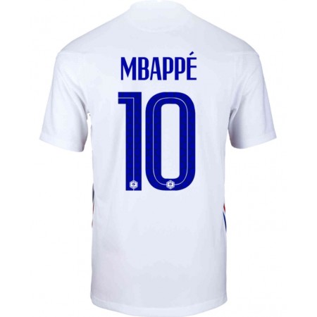 Billiga Fotbollströjor Frankrike Kylian Mbappe 10 Borta tröja EM 2020 Kortärmad